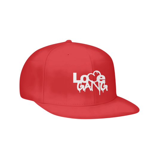 Love Gang Premium Wool Blend Snapback - Red
